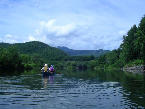 Take a relaxing canoe trip on the Winooski River this Spring