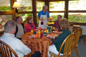 Breakfast in the Sun Room at West Hill House