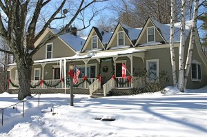 West Hill House B&B in Winter