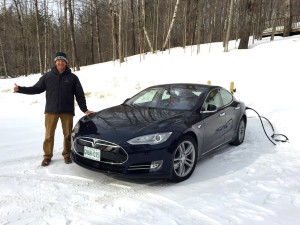 Matt's Tesla Model S 85D getting charged