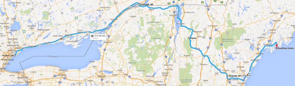 Toronto to Maine by Tesla