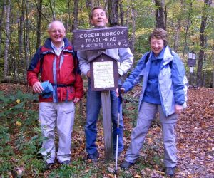 Hedgehog Brook Trailhead with Bruce