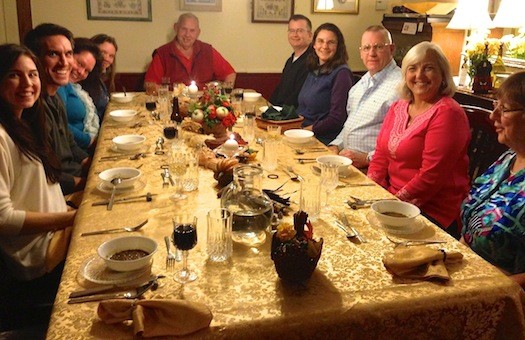 West Hill House B&B Thanksgiving dinner!