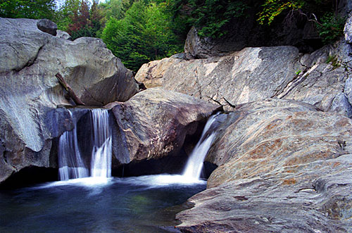 Warren Falls one of the best Vermont Waterfalls