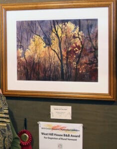 Arts Festival Water Color award sponsored by West Hill House B&B