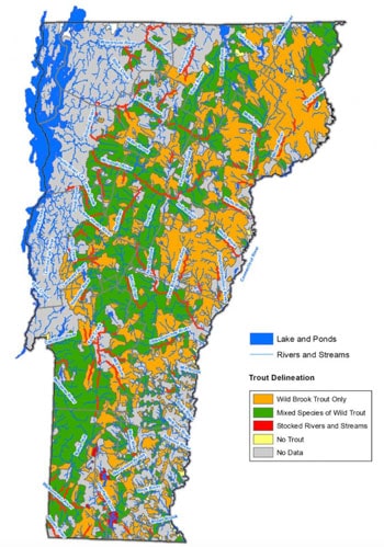 trout map of vermont