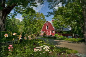 Vermont red barn inn - Handsome Red Barn at West Hill House B&B