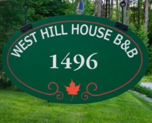 Welcome! West Hill House B&B: Back Inn Business 1