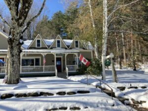 Early Winter Snow at West Hill House B&B