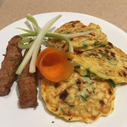 A healthy breakfast with fresh garden goodness.