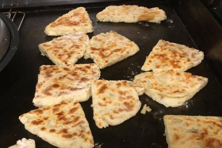 Tattie Scones are made with left over mashed potatoes.