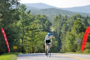 Green Mountain Stage Race cyclist