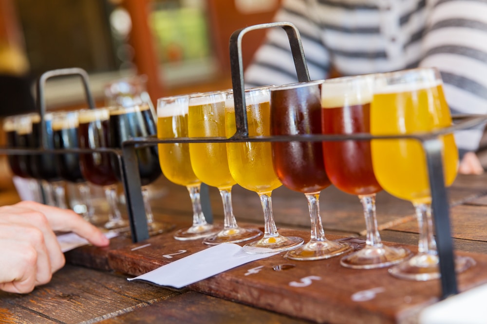 Best Breweries in Vermont, photo of a beer tasting