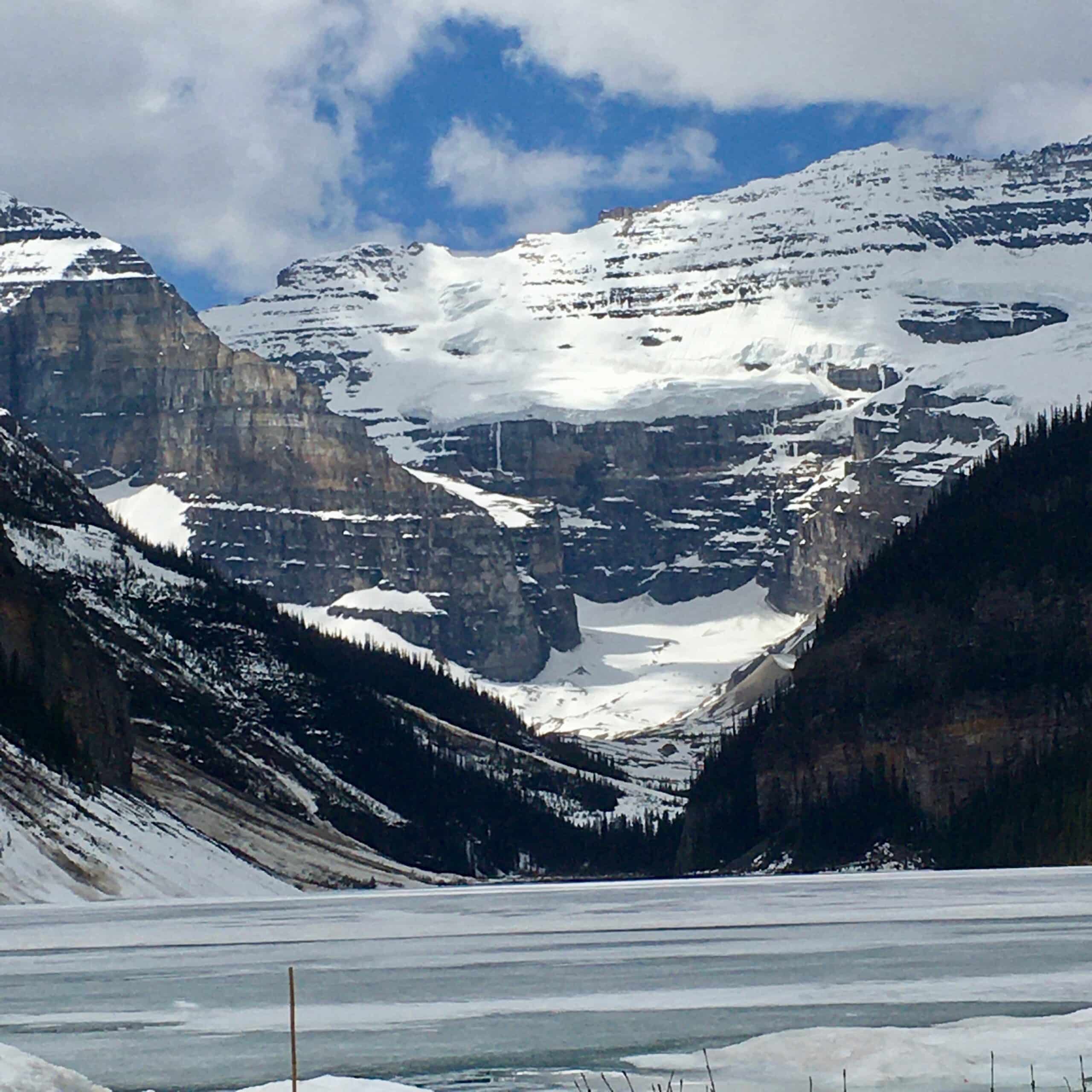 Glacier at Lake Louise Alberta