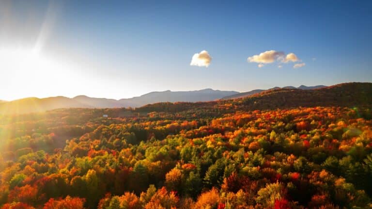 Fall in Vermont and one of the best places to stay is our bed and breakfast in Warren