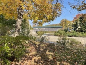 See the Waitsfield Covered Bridge in Vermont This Fall